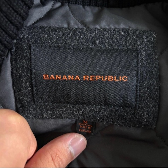 Banana Republic Charcoal and Black Jacket - Picture 3 of 3